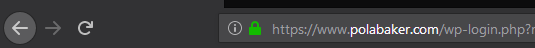 Green SSL lock